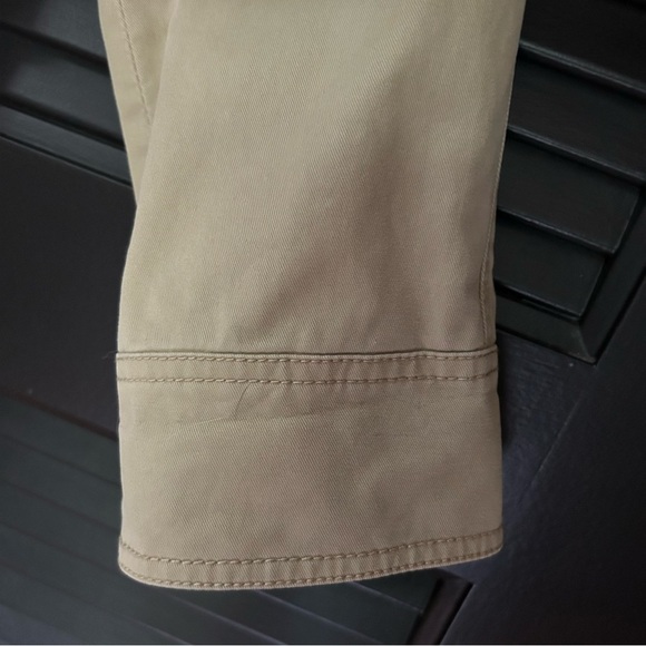 Vintage Y2K Style Juicy Couture Women's Tan Short Trench Coat Jacket Size Medium - Picture 10 of 16